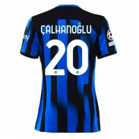 Inter Milan Hakan Calhanoglu #20 Replica Home Shirt Ladies 2023-24 Short Sleeve
